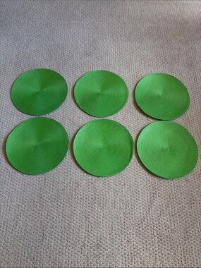Cynthia Rowley for Target Bright Green Round Placemats - Set of 6